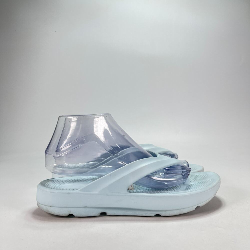 Crane Light Blue Flip Flops Casual Slides Platform Thong Sandals Men's Size 9